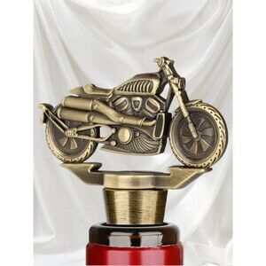 Rustic Motorcycle Biker Wine Bottle Stopper with Rubber Seal